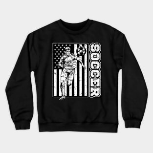 USA Soccer Player Crewneck Sweatshirt